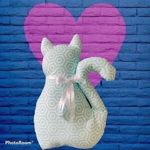 PLUSH CAT-HANDMADE-14 INCHES